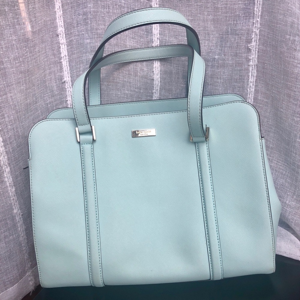 Kate Spade Tiffany blue hand bag & wallet